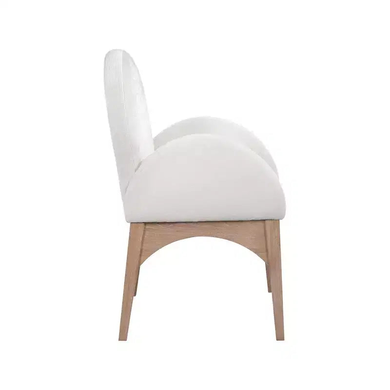 Chaise de salle à manger en tissu chenille Waldorf