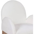 Chaise de salle à manger en tissu chenille Waldorf