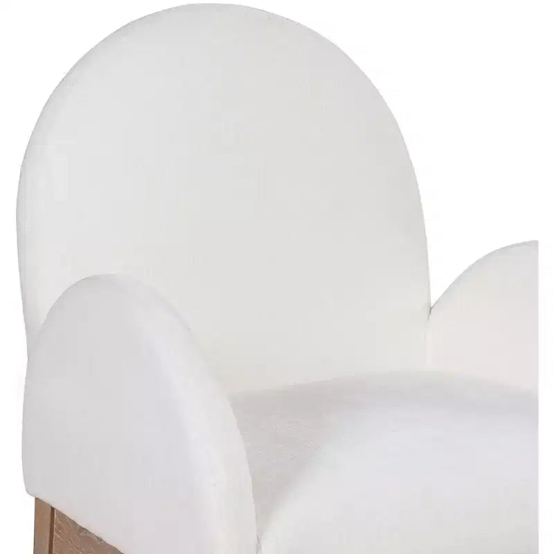 Chaise de salle à manger en tissu chenille Waldorf