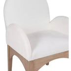 Chaise de salle à manger en tissu chenille Waldorf