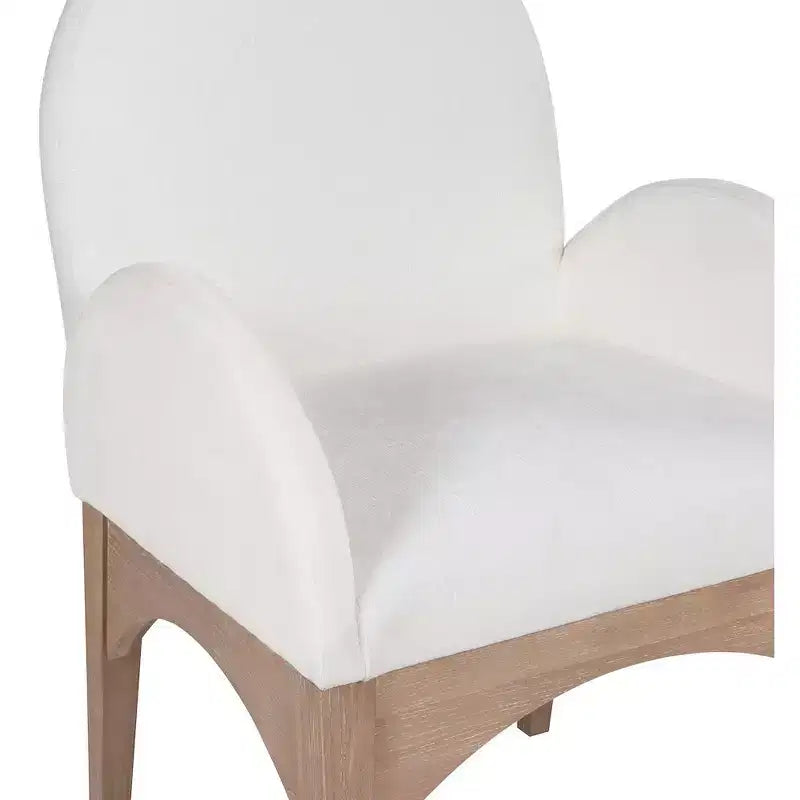 Chaise de salle à manger en tissu chenille Waldorf
