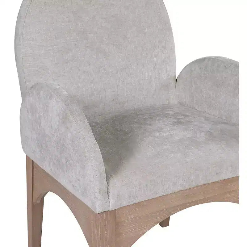 Chaise de salle à manger en tissu chenille Waldorf