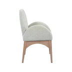 Chaise de salle à manger en tissu chenille Waldorf