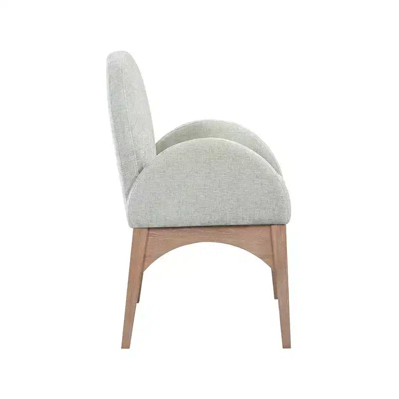 Chaise de salle à manger en tissu chenille Waldorf