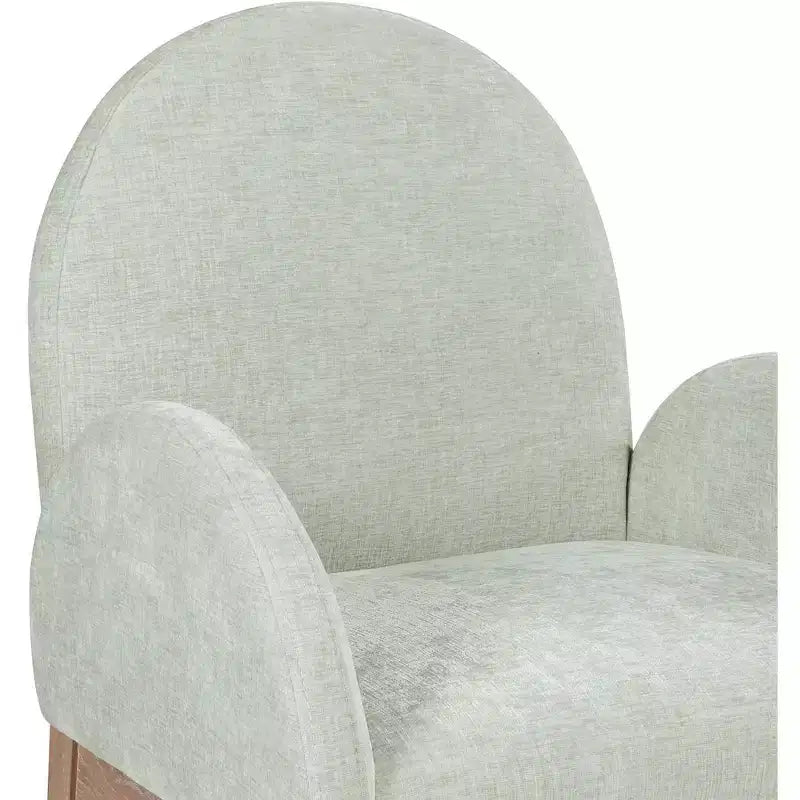 Chaise de salle à manger en tissu chenille Waldorf