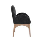Chaise de salle à manger en tissu chenille Waldorf