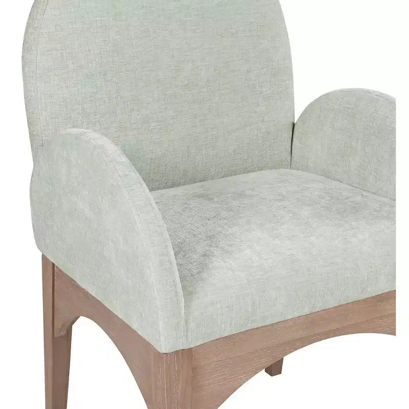 Chaise de salle à manger en tissu chenille Waldorf