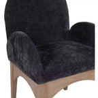Chaise de salle à manger en tissu chenille Waldorf