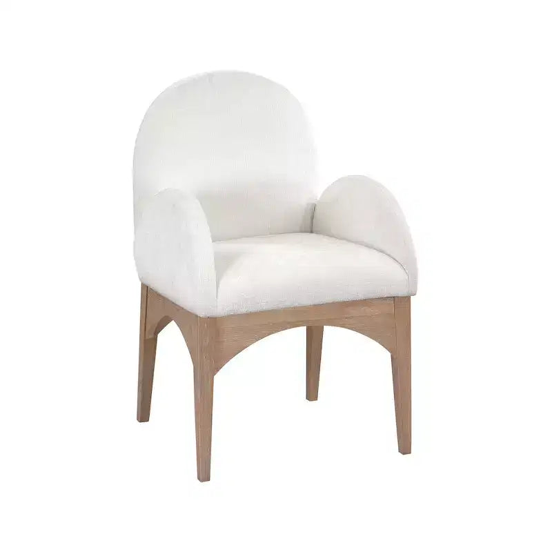 Chaise de salle à manger en tissu chenille Waldorf