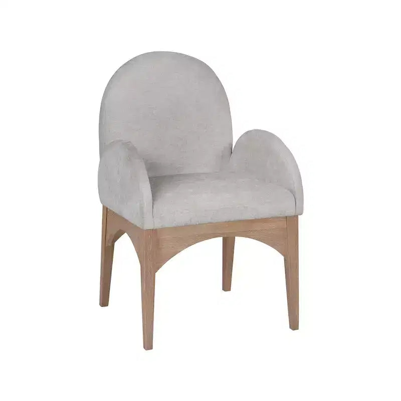Chaise de salle à manger en tissu chenille Waldorf