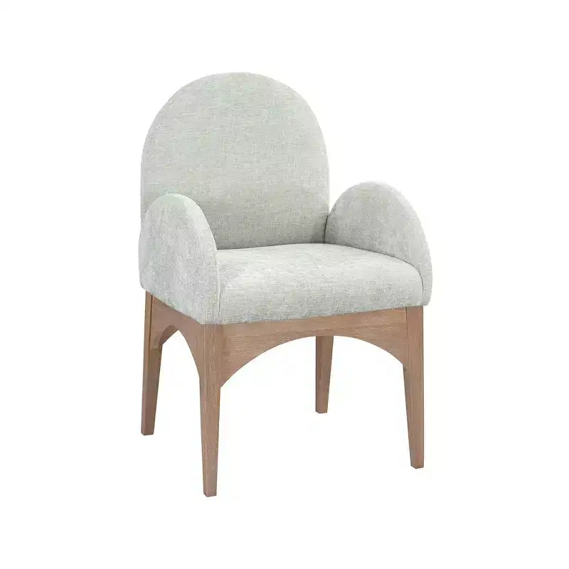 Chaise de salle à manger en tissu chenille Waldorf