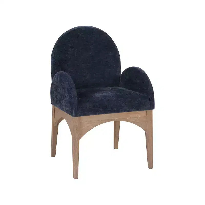 Chaise de salle à manger en tissu chenille Waldorf