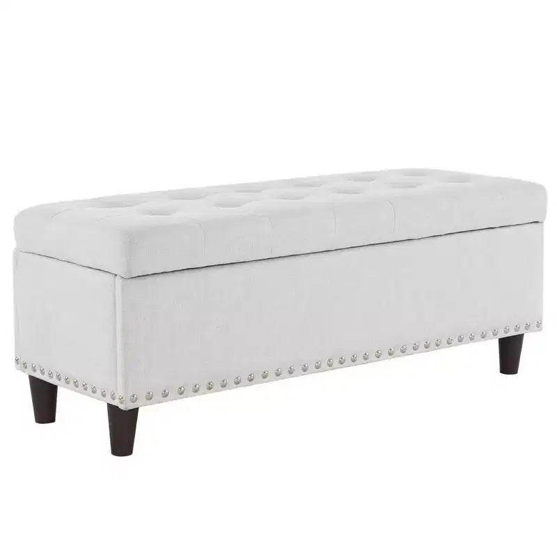 Pouffe de rangement rembourré