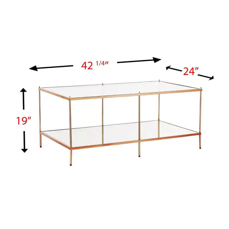 Table basse Knox - Cuivre