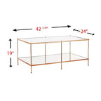 Table basse Knox - Cuivre
