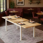 GustoWave 63 Large Extendable Dining Table, for 4-8 People