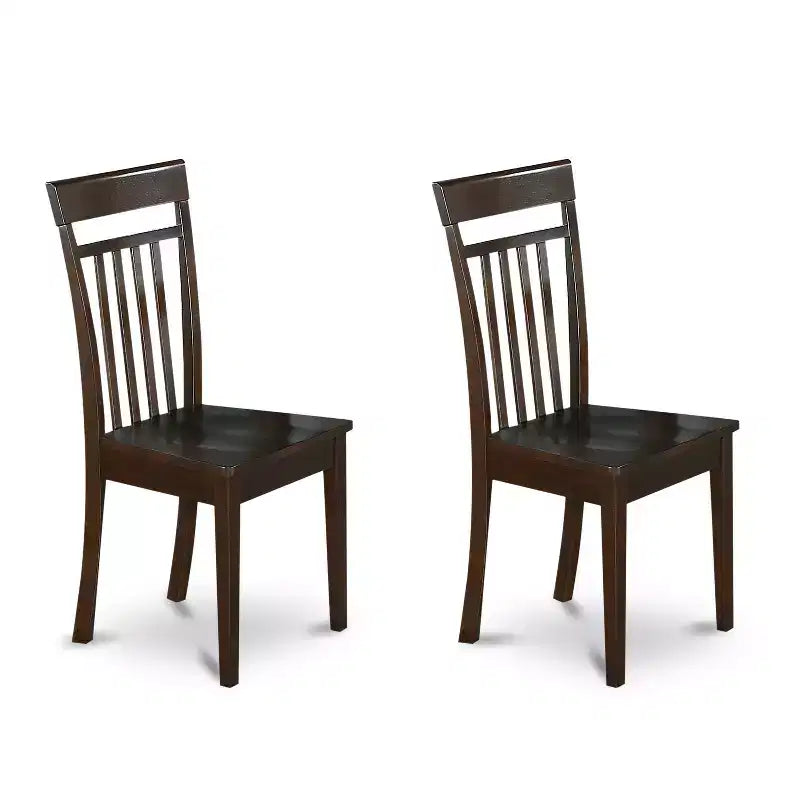 Salle à manger Belmont - Table avec rallonge et chaises de salle à manger, Cappuccino