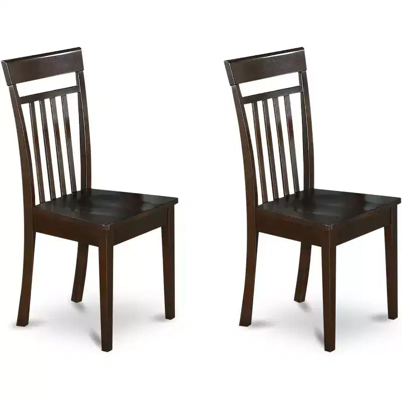 Salle à manger Belmont - Table avec rallonge et chaises de salle à manger, Cappuccino