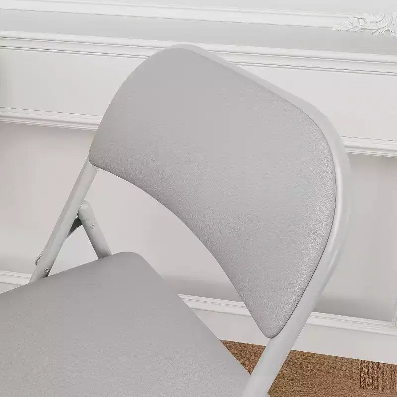 Chaises pliantes avec coussins rembourrés, supportent jusqu'à 158 kg, idéales pour la salle à manger, le bureau à domicile, les événements intérieurs et extérieurs