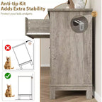 Commode à 6 tiroirs pour chambre à coucher, commode de rangement de 120 cm de large, organisateur de placard en bois moderne pour salon, entrée