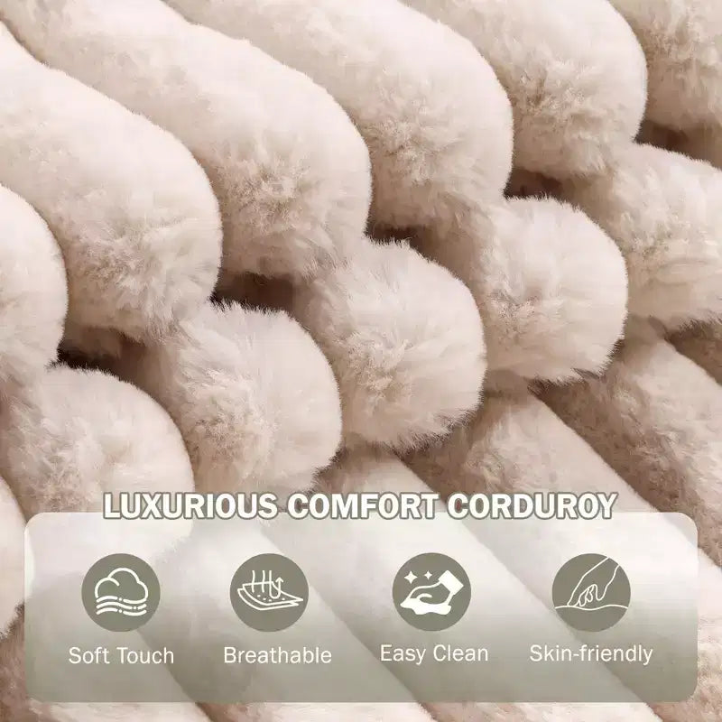 Grande chaise longue avec pouf de rangement, canapé-lit en velours côtelé, canapé nuage 3 oreillers pour salon, chambre à coucher