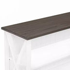 Console de rangement de ferme 30 po en bois massif - Saracina Home