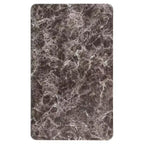 Plateau de table rectangulaire en stratifié imitation marbre gris 24 x 42