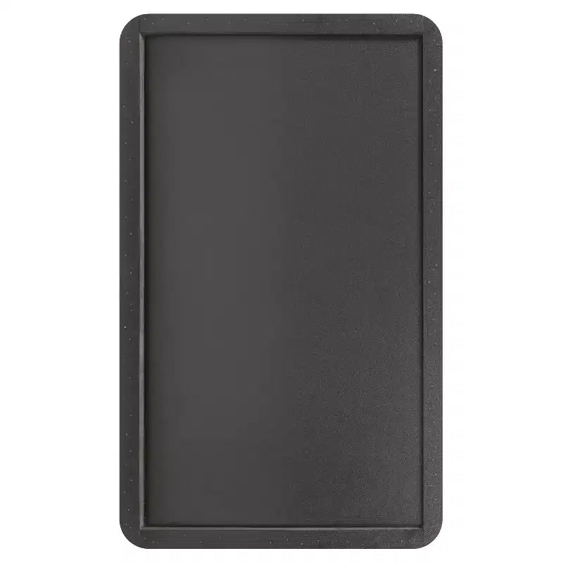 Plateau de table rectangulaire en stratifié imitation marbre gris 24 x 42