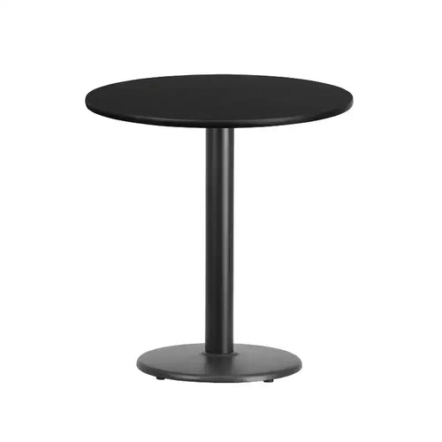 Flash Furniture 24'' Round Laminate Table Top with 18'' Round Table Height Base